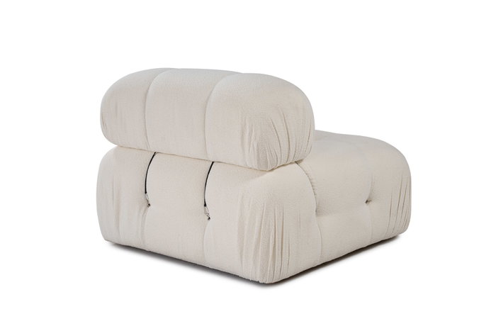Atelier Del Sofa Sofá 1 Plaza Beige 95x95x75 cm